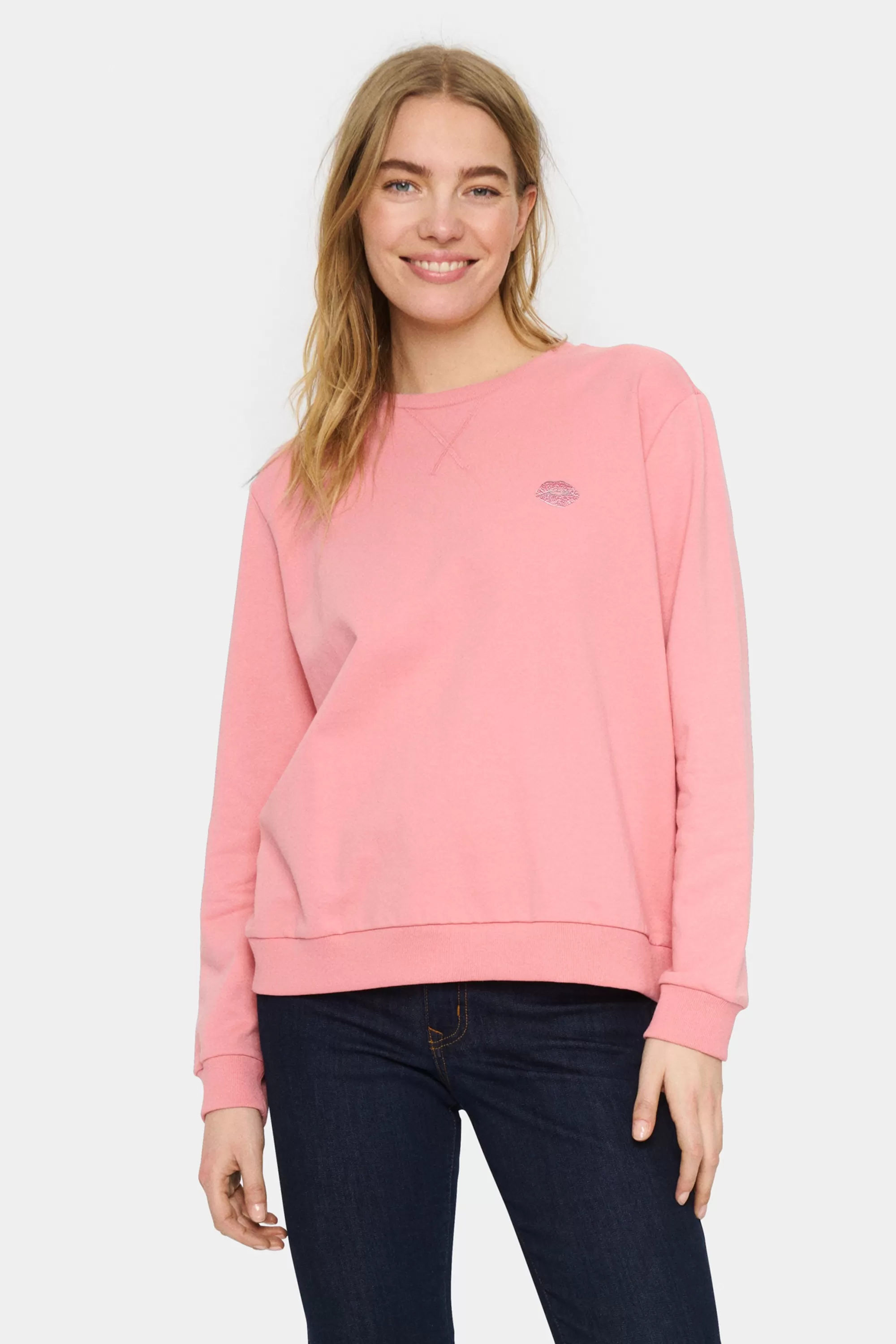 SaintTropez FanileSZ Sweatshirt BrandiedApricot Shop