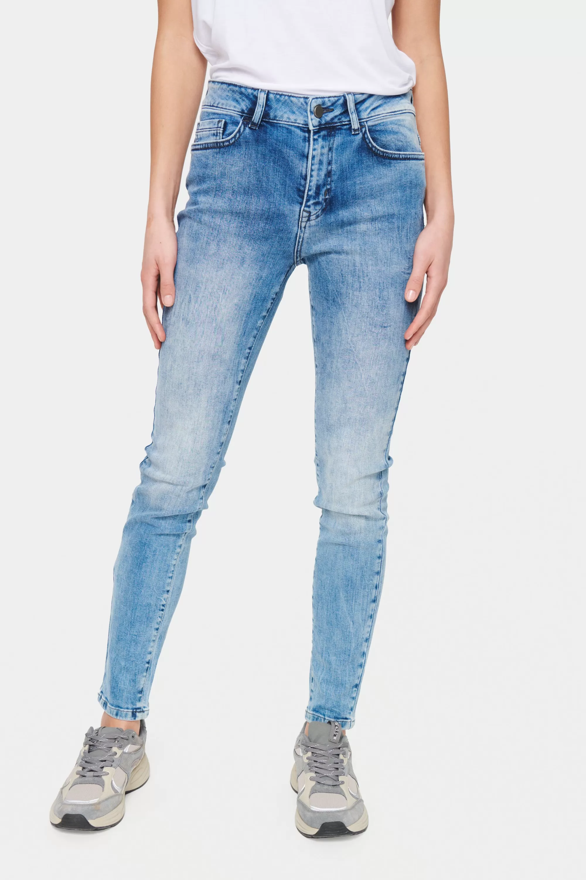 SaintTropez MollySZ Jeans LightBlueDenim Hot